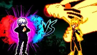 Gojo Six Eyes V3 OP VS Naruto V2 OP (all form) in Jump Force Mugen