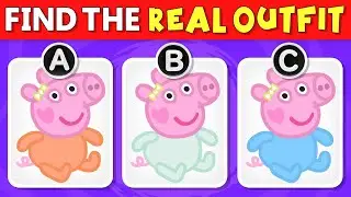 Peppa Pig Quiz Challenge 🐷🎯 Can You Guess the Characters and Scenes Fast? | Quiz DingDong
