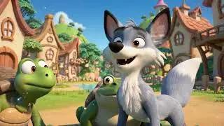 Magic Animal World 🪄🐰🐢 | Funny Cartoon Story for Kids | Cartoon World Adventure