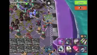 Boom Beach - Mega Crab - Attack 812 (Clear=Free Attack) (New Year Crab=Fireworks 2025) (Reverse)