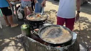 Filipino Street food - Crispy Ginabot / Pork Intestine