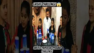 #shorts | UNFOLD the PYRAMID CHALLENGE PART 1