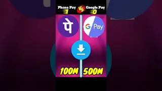 Phone Pe VS Google Pay Comparison ❓ #shorts #ytshorts @BrainXMania