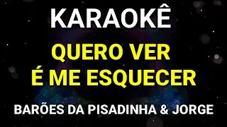 KARAOKÊ - QUERO VER É ME ESQUECER - BARÕES DA PISADINHA - KARAOKE VINY TECLAS