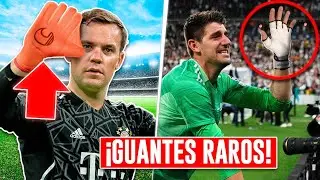8 GUANTES DE PORTERO MÁS EXTRAÑO QUE HAN UTILIZADO los PROFESIONALES ¡CON EL #2 ERA IMPOSIBLE TAPAR!