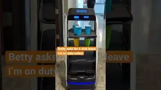 Coffee tea or KEENON DINERBOT T5? #keenon #robotics #shorts #robotwaiter #office #assistant
