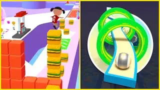Action Balls 🥎🥎 Vs Cube Surfer 🚼🚼  All Levels Big New Update Walkthrough Android iOS Gameplay