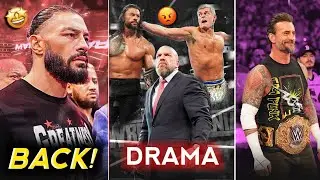 ROMAN REIGNS 🔥 Return RAW 🤯 | Triple H , Cody Rhodes & Roman Reigns Drama| Wwe update news #wwenews 