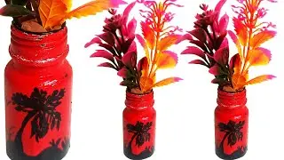 Sirf Painting Se Bottle Ka Makeover / Best Out Of Waste Bottle Craft 