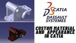 Create New Material And Apply Material To Part in CATIA