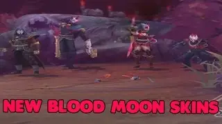 LoL BLOOD MOON Diana, Jhin, Talon & Twisted Fate Skins!