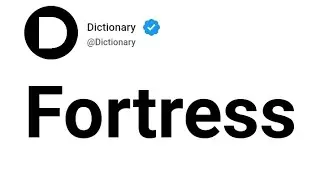 Fortress Meaning In English
