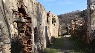 The abandoned village of Haihoutes on the island of Kos in Greece