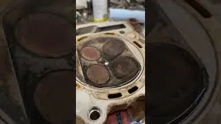Trick testing to see if valves seal on a grizzly 700 atv, before reassembly.