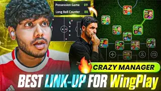 My god! 🤯 MIKEL ARTETA Dominates Wing-Play Link-Up in eFootball 🧠⚽