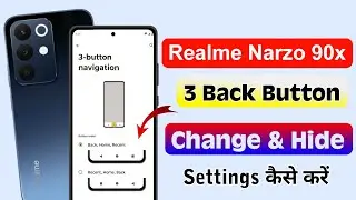 Realme Narzo 90x 5G: Back Button Kaise Lagaye? 📱 | Realme Narzo 90x Back Button Settings