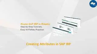 Creating Attributes in SAP IBP