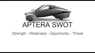 APTERA | Strengths | Weakness | Opportunities | Threats - facing the EV manufacturer | MXUX