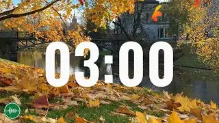 Autumn Music || Short Relaxing Break From Stress || 3 Min Timer with Alarm