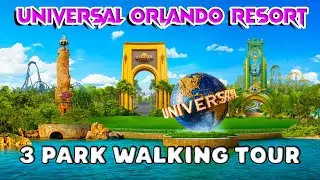 Universal Orlando Xmas Walkthrough 3 Parks and Xmas Parade