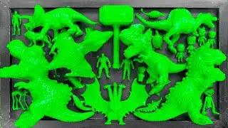 Jurassic World Dominion Dinosaurs: T-rex, Brachiosaurus, Catnap, Godzilla, Skibidi, Tung Tung Sahur