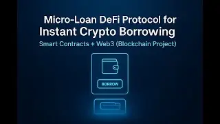 Micro-Loan DeFi Protocol for Instant Crypto Borrowing | Smart Contracts + Web3 (Blockchain Project)