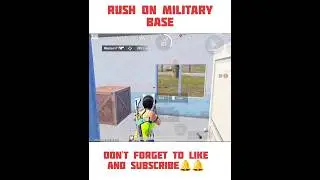 Full rush on military base