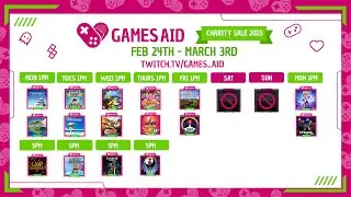 GamesAid Steam Sale - Stream Trailer