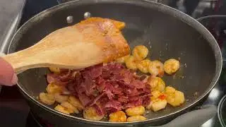 Shrimp Bacon Fried Rice Easy Way