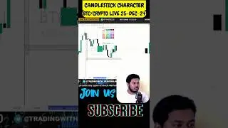 CANDLESTICK CHARACTER || LIVE BTC CRYPTO TRADE 25-DEC-24 || #bitcoinscalping #livescalping #btcusd