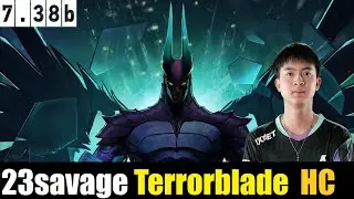 🤯 23savage [Terrorblade] HC 7.38B - DOTA 2 HIGHEST MMR MATCH#dota2  #dota2gameplay