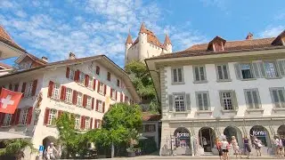 Il FIABESCO CASTELLO DI THUN E IL SUO FANTASTICO PAESE --SVIZZERA-