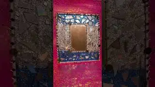 waste material mirror frame 🪟# ideas# shorts # uzma craft53 💖💖💖💕💕💕💖💖💖💖