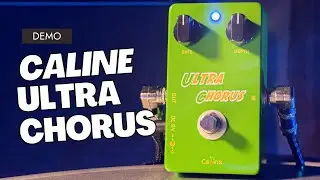 Caline CP 28 Ultra Chorus gitarr-effekt-pedal demo