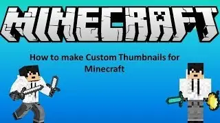 How to make Custom Thumbnails for Minecraft (Microsoft Powerpoint)