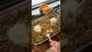 Dump & Bake Series - Day 12: Korean BBQ Fried Rice 🍚🔥 RECIPE IN DESCRIPTION 👇
