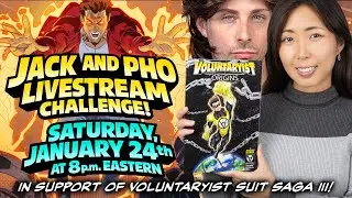 The Pholosopher and Jack Lloyd LIVESTREAM Challenge for Voluntaryist Suit Saga III