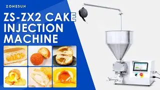 ZONESUN ZS-ZX2 Semi Automatic Cupcake Bread Injector Cream Filling Machine