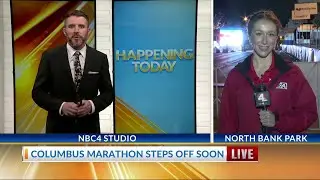 Columbus marathon runners prepare for rainy conditions