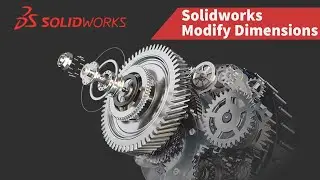 7-7 Modify Dimensions - Solidworks Tutorials