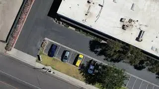 Helicopter took me around town...
