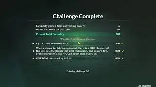Genshin Impact V1.4 Stepping Stone Antics NO FALL !!!