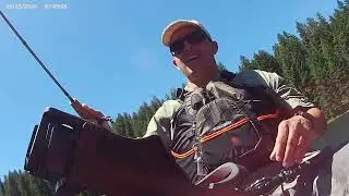 First fish in my new Tamarack Angler 100 Toketee Lake, Or
