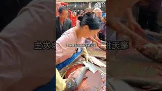 Amazing Silver Carp Fish Cutting Skills l 😍 l #shorts #fishcutting #viralvideo #silver