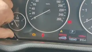 BMW X3 brake wire sensor light reset