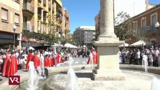 Valdepeñas: Virgen de la Cabeza y Jesús Resucitado. Domingo de Resurrección.