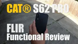 CAT S62 Pro FLIR Functional Review | Finding a rat nest using FLIR