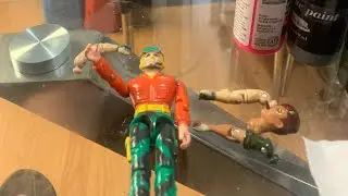 G.I. Joe Fixing thumbs cracked elbows and customs#80stoys #gijoe #lanardtoys #customs