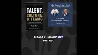 Brad Black, Fortune 500 CEO: Hire for talent! #leadership #leadershiplessons