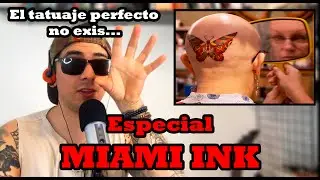 MIAMI INK - Tatuaje de Mariposa en el cr&aacute;neo